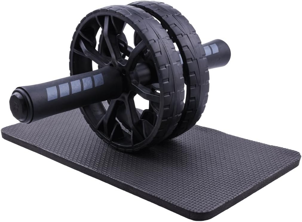 Wheel 2 Types  No Noise Ab Wheel, Easy to Assemble, Abs Workout Equipment for Abdominal & Core Strength Training, Home Gym Exercise Wheels for Men & Women