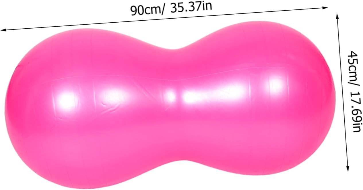 Peanut Fitness Fitness Ball Outdoor Balanced Ball Fitness Ball Outdoor Fitness Ball Sports Fitness Ball Jade Cushions Mat Inflatable Sports Pink
