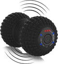 Vibrating Peanut Massage Ball, Ultra Strong Rechargeable Therapy Roller, Trigger Point Massager for Back Neck Foot Muscle Pain, Myofascial Release & Plantar Fasciitis Relief