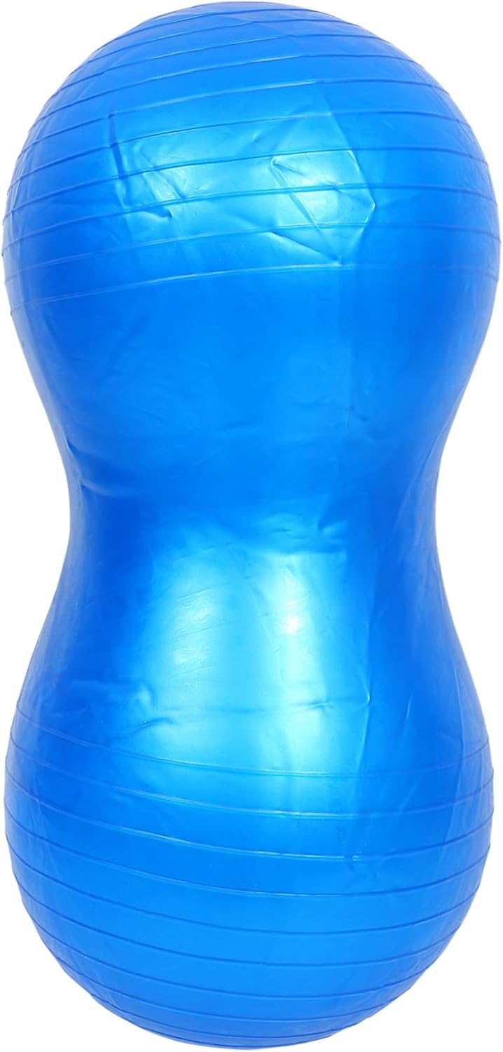 Balance Fitness Ball with Pump Stability Trainer for Exercise Yoga and Sensory Integration for Boys and Inflatable Yoga Roller Ball for Home and School Use