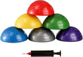 6 Pack Balance Pod, Balance Trainer Dots for Squat Touch Downs, Core Body Balancing, Inflatable Stepping Pads, 1 Hand Pump