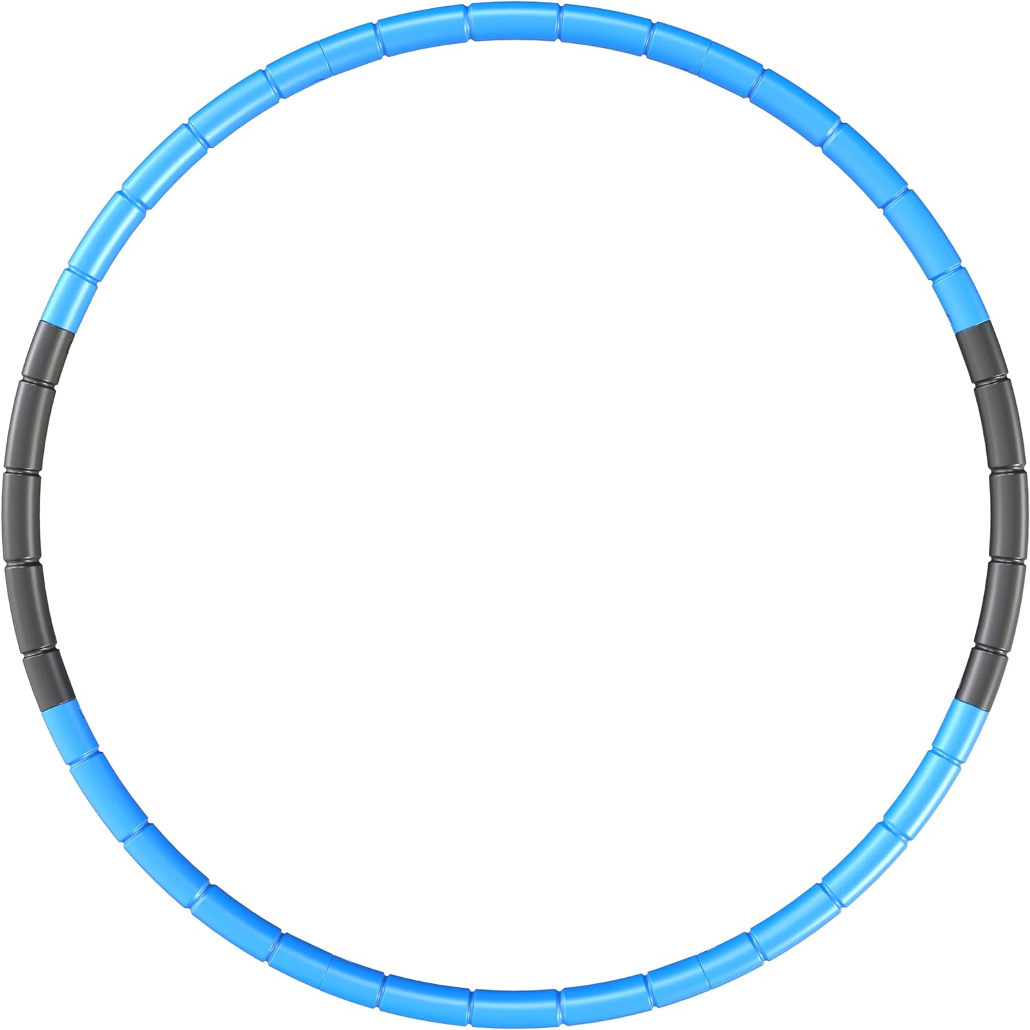Kids Fitness Hoop - Weight & Size Adjustable- Body Building Plastic Children Gymnastics Toys- Diameter 26.5 Inches