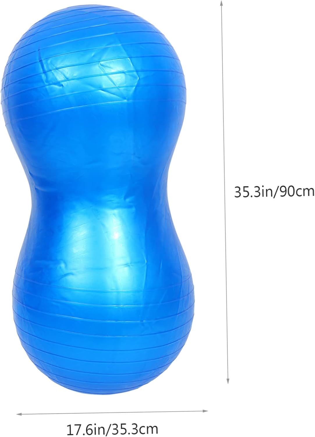 Balance Fitness Ball with Pump Stability Trainer for Exercise Yoga and Sensory Integration for Boys and Inflatable Yoga Roller Ball for Home and School Use