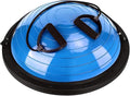 Balance Ball Trainer, 26 inch Half Exercise Ball with Resistance Bands, Home Gym Full Body Workout Equipment, Blue