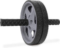 Barbell Abdominal Wheel, Black/Gray
