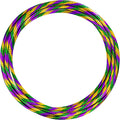 12 Pack 24 inch Exercise Hoop Plastic Glitter Hoop Obstacle Course Ring Toy Hoop for Adult Party Gymnastic Playing for Parade Decoration Games Performance Outdoor Sports