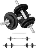 Old School Adjustable Dumbbell Set with Weight Plates, Star Lock Collars/Connector, 40lbs to 200lbs Adjustable Weight Plates Set